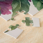 Kleurrijke Parrot Floral Waterverf Art Legpuzzel (Zijkant)