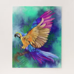 Kleurrijke Parrot Jigsaw Puzzle Waterverf Legpuzzel<br><div class="desc">Prachtige kleurrijke papegaaipuzzels - MIGNED Waterverf Painting</div>