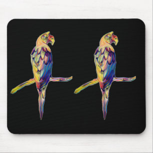 Kleurrijke Parrot Mousemat Muismat
