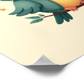 Kleurrijke Parrot Oerwoud Vriend Wall Art Poster (Hoek)