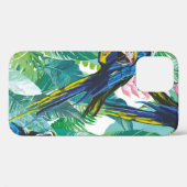 kleurrijke parrots en exotische bloemen Case-Mate iPhone case (Achterkant (horizontaal))