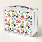 Kleurrijke parrots, tropische parrots, vogels, blo (Achterkant)