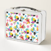 Kleurrijke parrots, tropische parrots, vogels, blo (Voorkant)