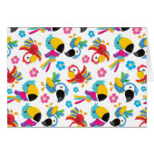 Kleurrijke parrots, tropische parrots, vogels, blo (Voorkant Horizontaal)