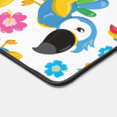 Kleurrijke parrots, tropische parrots, vogels, blo bureaumat (Hoek)