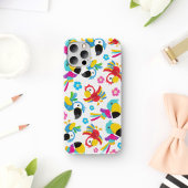 Kleurrijke parrots, tropische parrots, vogels, blo Case-Mate iPhone case