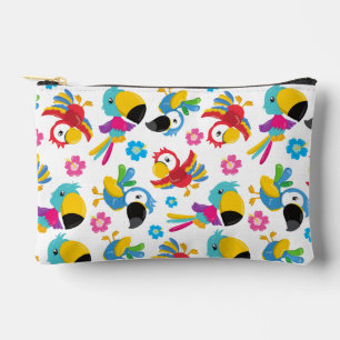 Kleurrijke parrots, tropische parrots, vogels, blo etui