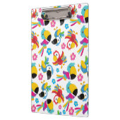 Kleurrijke parrots, tropische parrots, vogels, blo klembord (Links)