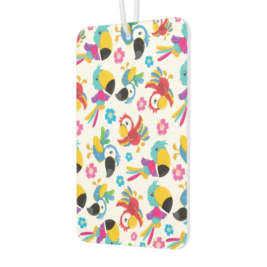 Kleurrijke parrots, tropische parrots, vogels, blo luchtverfrisser (Links)