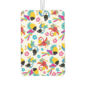 Kleurrijke parrots, tropische parrots, vogels, blo luchtverfrisser (Achterkant)