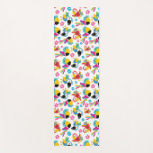 Kleurrijke parrots, tropische parrots, vogels, blo yogamat (Voorkant)