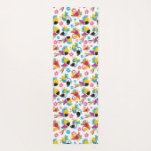 Kleurrijke parrots, tropische parrots, vogels, blo yogamat (Achterkant)