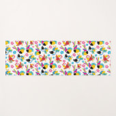 Kleurrijke parrots, tropische parrots, vogels, blo yogamat (Voorkant (horizontaal))