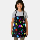 Kleurrijke partijballonnen en sterren schort (Insitu)