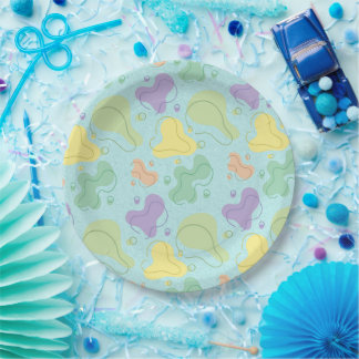 Kleurrijke Party en Food Paper Borden Papieren Bordje