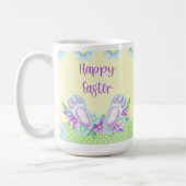 Kleurrijke Pasen Design met Bunny Ears en Spring Koffiemok (Links)