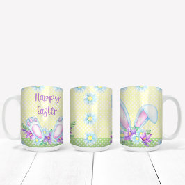 Kleurrijke Pasen Design met Bunny Ears en Spring Koffiemok