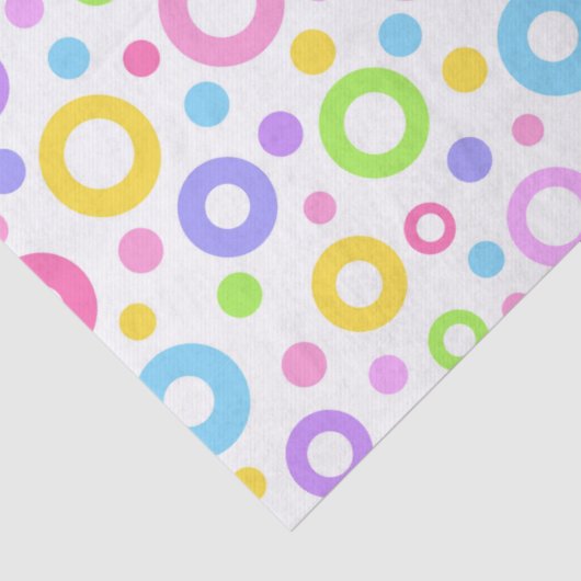 Kleurrijke pasta's tissuepapier (Detail)