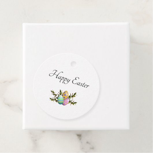 Kleurrijke pasta's Verdroogde paaseieren Bedankjes Labels (In situ)