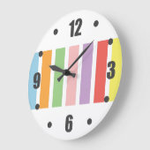Kleurrijke pasteeltjes grote klok (Hoek)