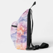 Kleurrijke pastel Abstract bloemenpatroon, meisjes Sling Bag (Rechts)