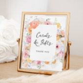 Kleurrijke Pastel Bloemen Kaarten en Geschenken Te Poster