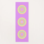 Kleurrijke Pastel Cirkels Yogamat (Voorkant)