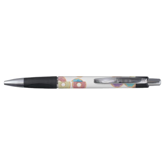 Kleurrijke Pastel Donuts & Sprinkles Monogram Pen (Achterkant)