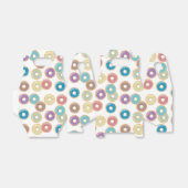 Kleurrijke Pastel Donuts & Sprinkles Patroon Bedankdoosjes (Uitgevouwen)