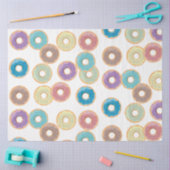 Kleurrijke Pastel Donuts & Sprinkles Patroon Tissuepapier (Craft)
