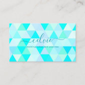 Kleurrijke pastel Elegant Minimalistisch Visitekaa Visitekaartje (Voorkant)