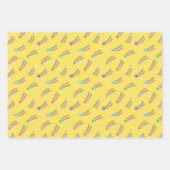 Kleurrijke Pastel Kawaii Wolken Kinder Inpakpapier Vel (Voorkant 2)