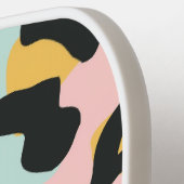 Kleurrijke pastel luipaard print naadloos patroon pickleball paddle (Links Detail)