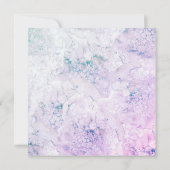 Kleurrijke Pastel Onder het Zee Meisje Verjaardags Kaart (Achterkant)