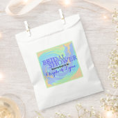 Kleurrijke Pastel Paint Swirl Vrijgezellenfeest Bedankzakje (Geknipt)