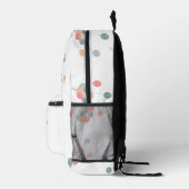 Kleurrijke Pastel partij ballonnen aangepaste naam Bedrukte Rugzak (Rechts)