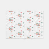 Kleurrijke Pastel Party Ballonnen Fleece Deken (Voorkant (Horizontaal))