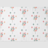 Kleurrijke Pastel Party Ballonnen Tissuepapier (Voorkant)