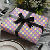 Kleurrijke Pastel Polka Dot Party Cadeaupapier