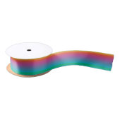 Kleurrijke pastel Rainbow Ombre Satijnen Lint (Spoel)
