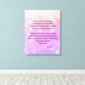 Kleurrijke pastel sparkle inspirerend helende gedi canvas afdruk (Insitu (Houten vloer))