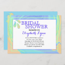 Kleurrijke Pastel Splash Paint Swirl Sjabloon