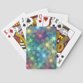 Kleurrijke Pastel Starburst Pokerkaarten (Achterkant)