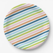 Kleurrijke pastel strepen patroon