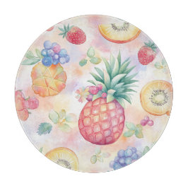 KLEURRIJKE PASTEL TROPISCHE VRUCHTEN SNIJPLANK