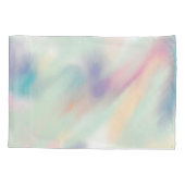 Kleurrijke Pastel Waterverf Abstract Kussensloop (Achterkant)