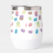 Kleurrijke Pastel Waterverf Franse Macarons (Rechts)