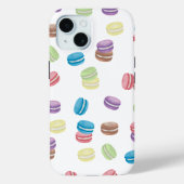 Kleurrijke Pastel Waterverf Franse Macarons Case-Mate iPhone Case (Achterkant)