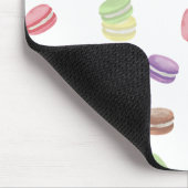 Kleurrijke Pastel Waterverf Franse Macarons Muismat (Hoek)