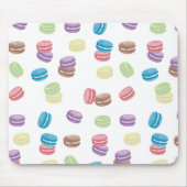 Kleurrijke Pastel Waterverf Franse Macarons Muismat (Voorkant)